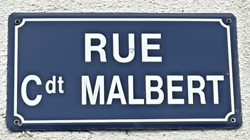 plaque de rue